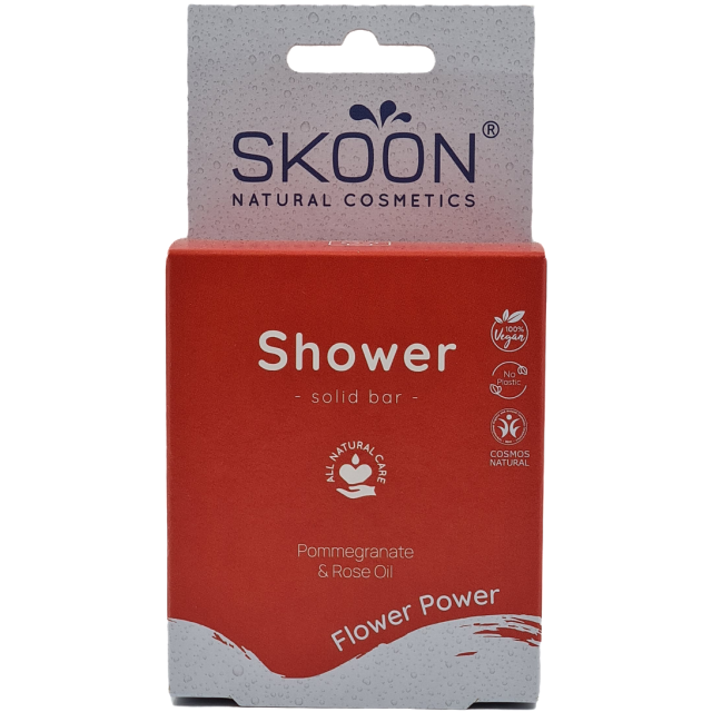 Skoon Solid Shower Bar Flower Power 90g