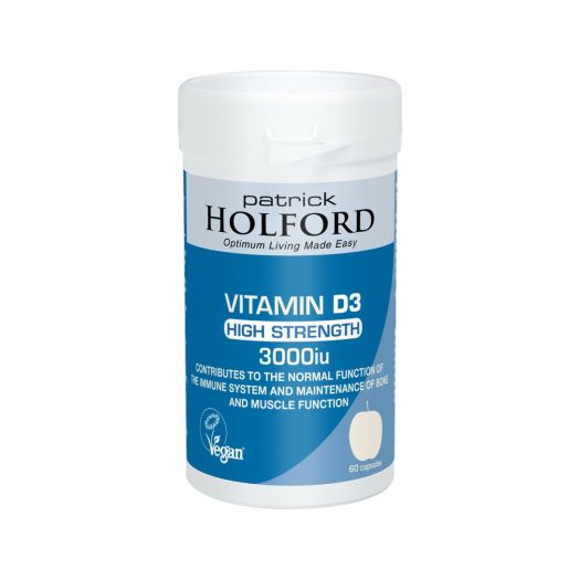 Patrick Holford Vitamin D 3 High Strength 3000iu (60 Capsules)