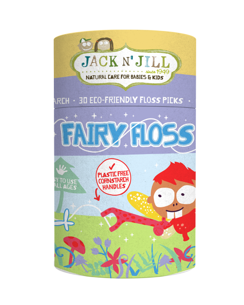 Jack N' Jill Fairy Floss Dental Flossers (30 pack)