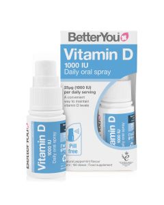 Better You D1000 Vitamin D3 Oral Spray (15ml)