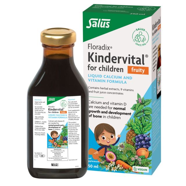 Salus Haus Fruity Kindervital Liquid Formula (250ml)