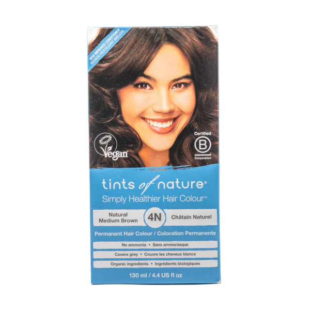 Tints of Nature 4N Natural Medium Brown (130ml)