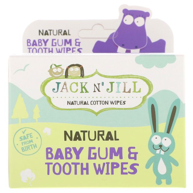 Jack N' Jill Gum & Tooth Wipes (25 wipes)