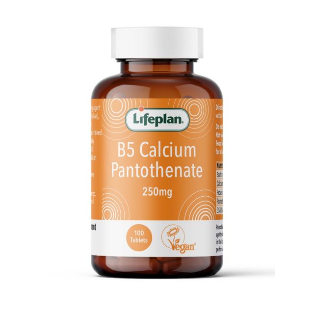 Lifeplan B5 Calcium Pantothenate 250mg (100 Tablets)
