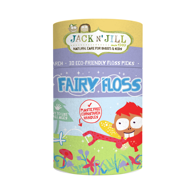 Jack N' Jill Fairy Floss Dental Flossers (30 pack)