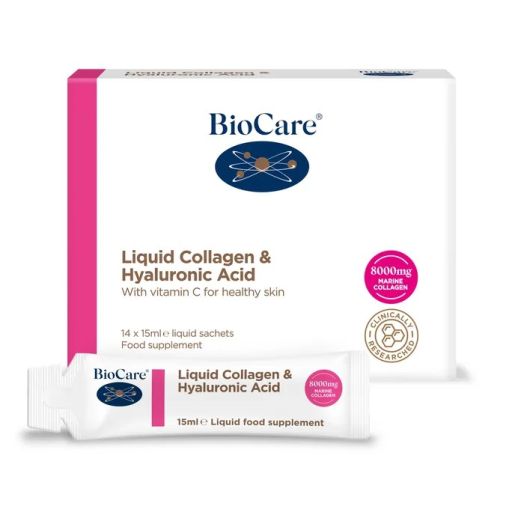 BioCare Liquid Collagen & Hyaluronic Acid (14x15ml sachets)