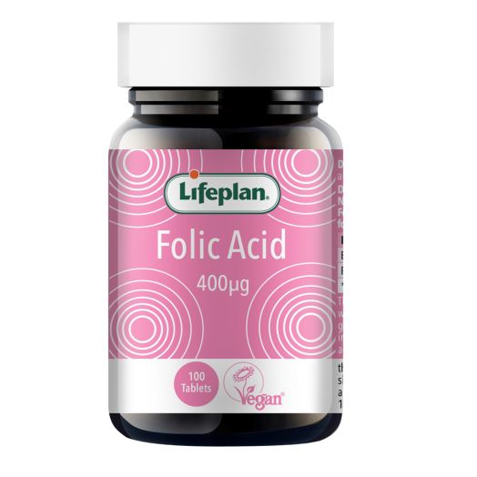 Lifeplan Folic Acid 400mcg (100 Tablets)