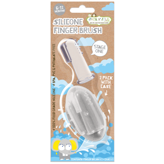 Jack N' Jill Silicone Finger Brush (Stage 1)