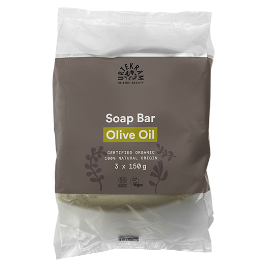 Urtekram Olive Oil Soap Bar (3x150g)