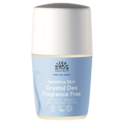 Urtekram Fragrance Free Crystal Deodorant - Sensitive Skin (50ml)