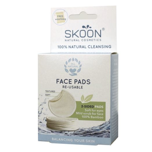 Skoon Reusable Cleansing Pads (7 pads & washbag)
