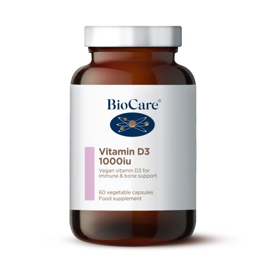 BioCare Vitamin D3 1000iu (60 Capsules)