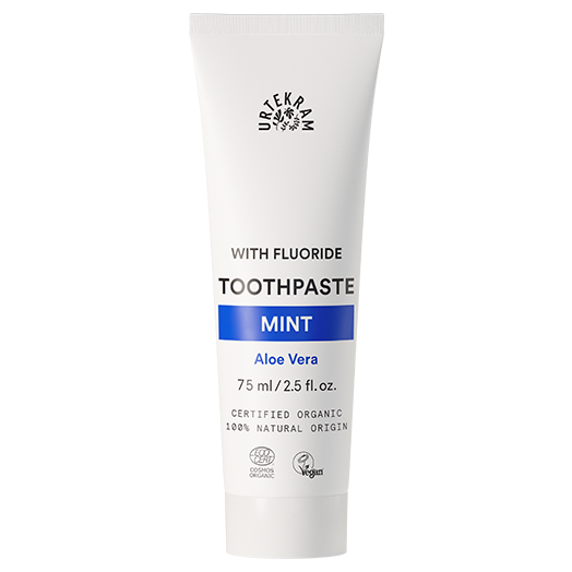 Urtekram Mint Fluoride Toothpaste (75ml)