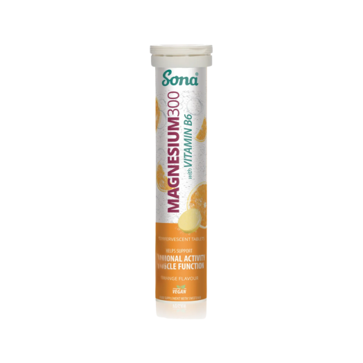 Sona Magnesium 300 & Vitamin B6 (Effervescent) (20tbs)