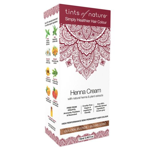 Tints of Nature Henna Cream Golden Blond 70ml