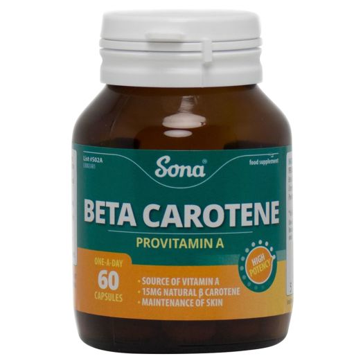 Sona Beta Carotene 15mg (60cps)
