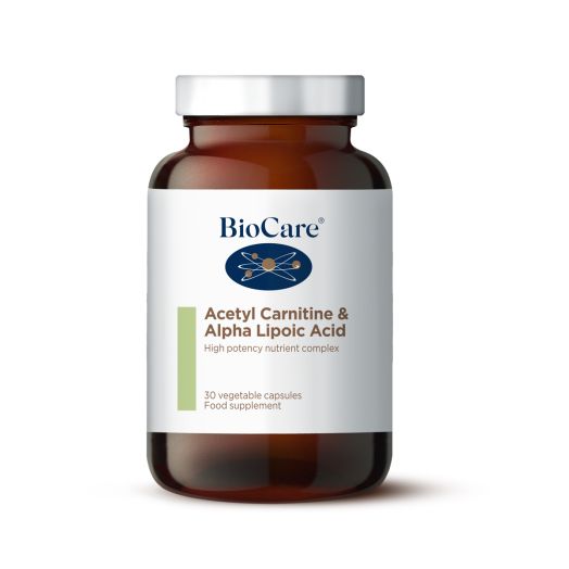 Biocare Acetyl Carnitine & Alpha Lipoic Acid (30cps)
