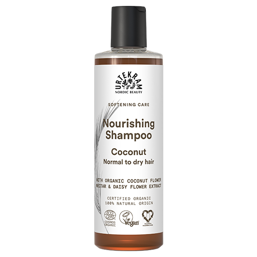 Urtekram Coconut Shampoo - Moisturising Normal Hair (250ml)