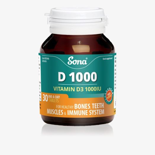 Sona Vitamin D 1000iu (60tbs)