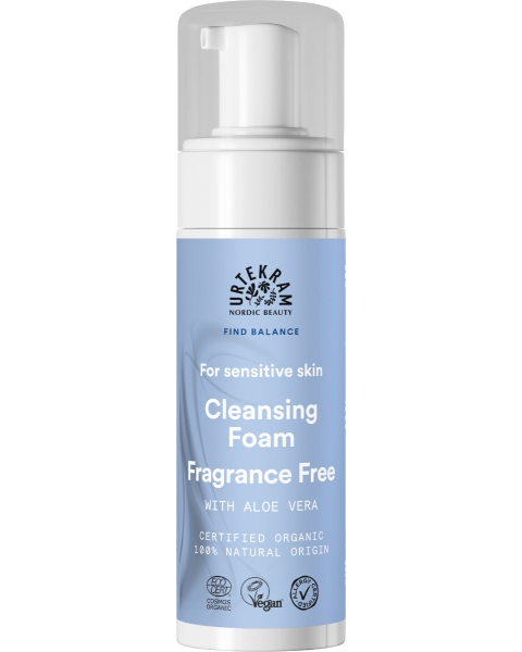Urtekram Fragrance Free Cleansing Foam- Sensitive Skin (150ml)