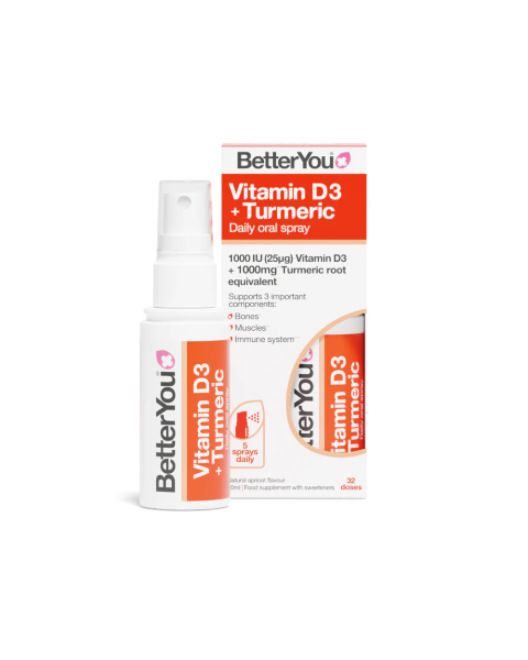 BetterYou Vitamin D3 + Turmeric Oral Spray (50ml)